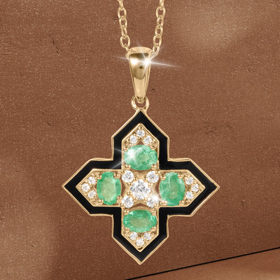 Daniel Steiger Emerald Eclipse Pendant