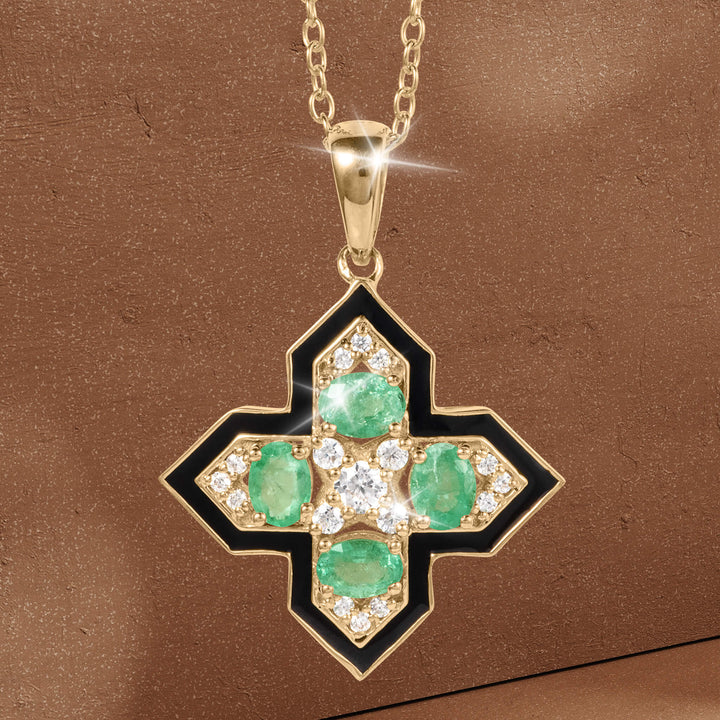 Daniel Steiger Emerald Eclipse Pendant