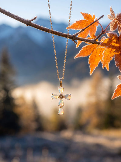 Ayana Opal Cross Pendant