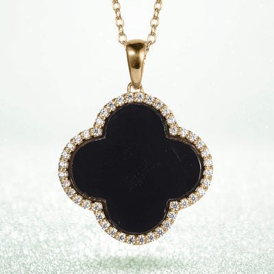 Daniel Steiger Fortuna Clover Onyx Collection