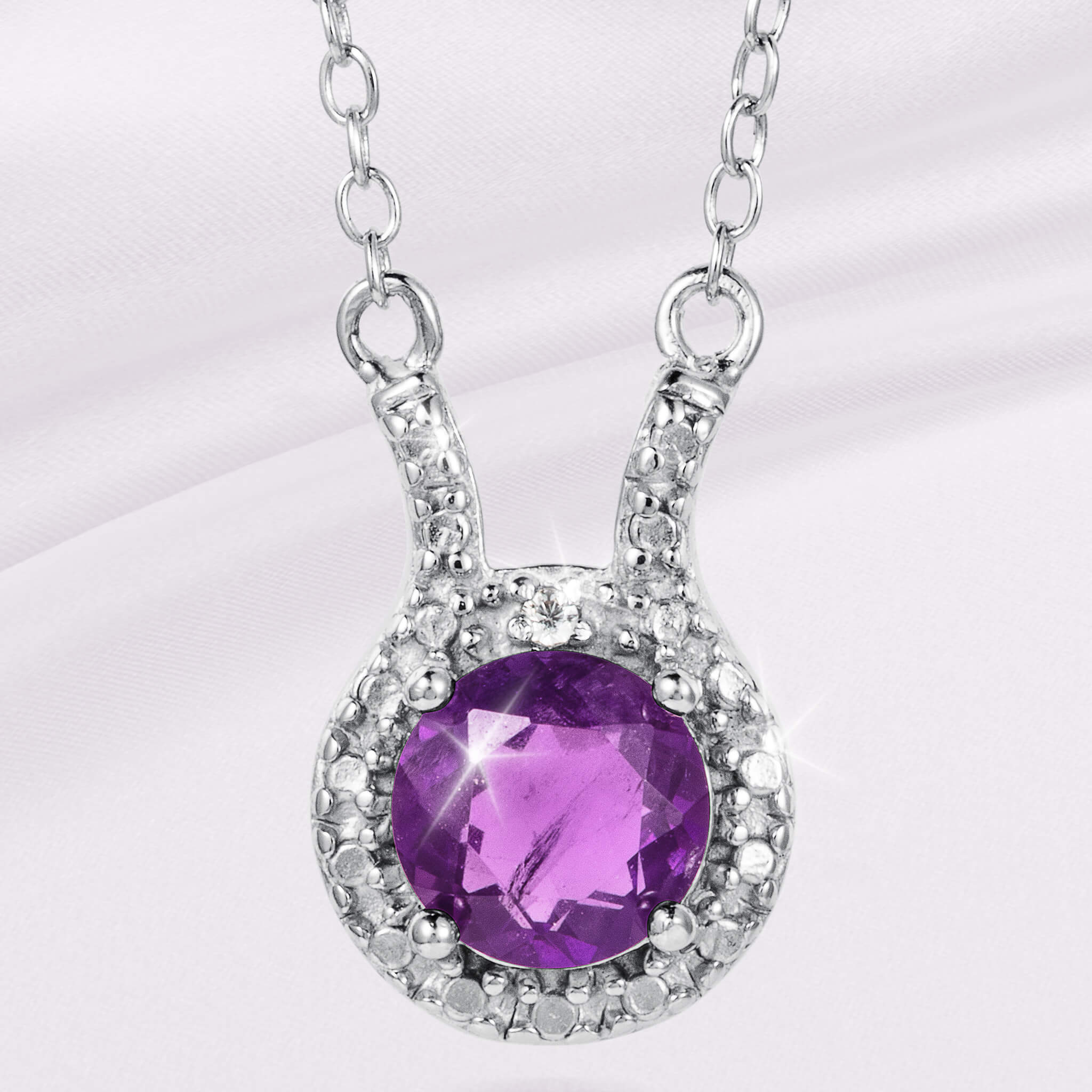 Daniel Steiger Amethyst Whisper Necklace