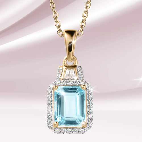 Golden Sky Topaz Pendant