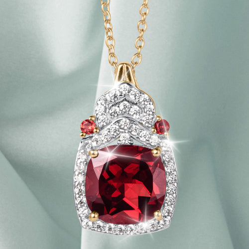 Daniel Steiger Gemma Garnet Pendant