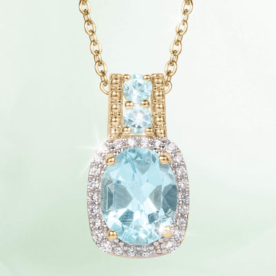 Daniel Steiger Golden Serenity Blue Topaz Collection