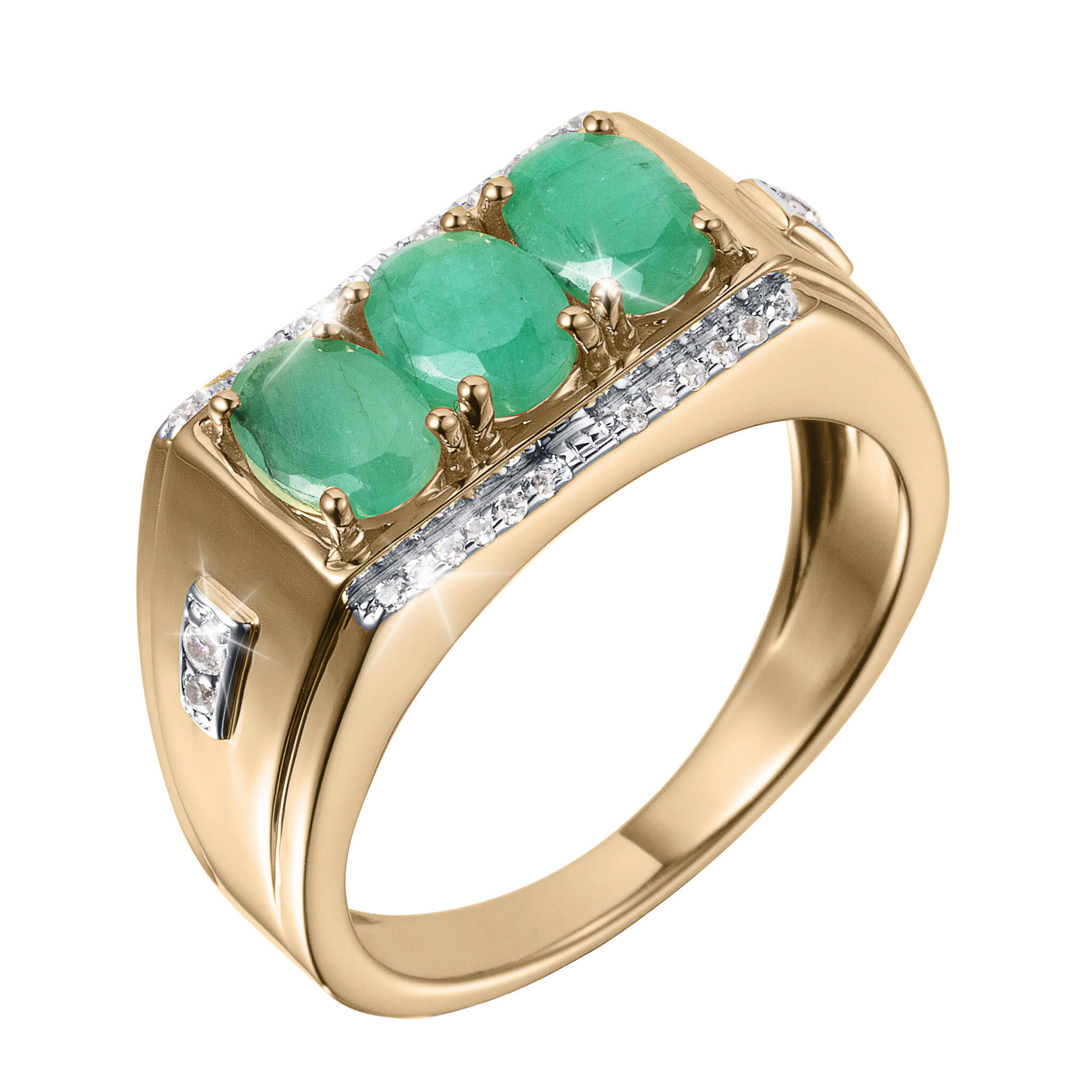 Daniel Steiger Apex Emerald Men's Ring