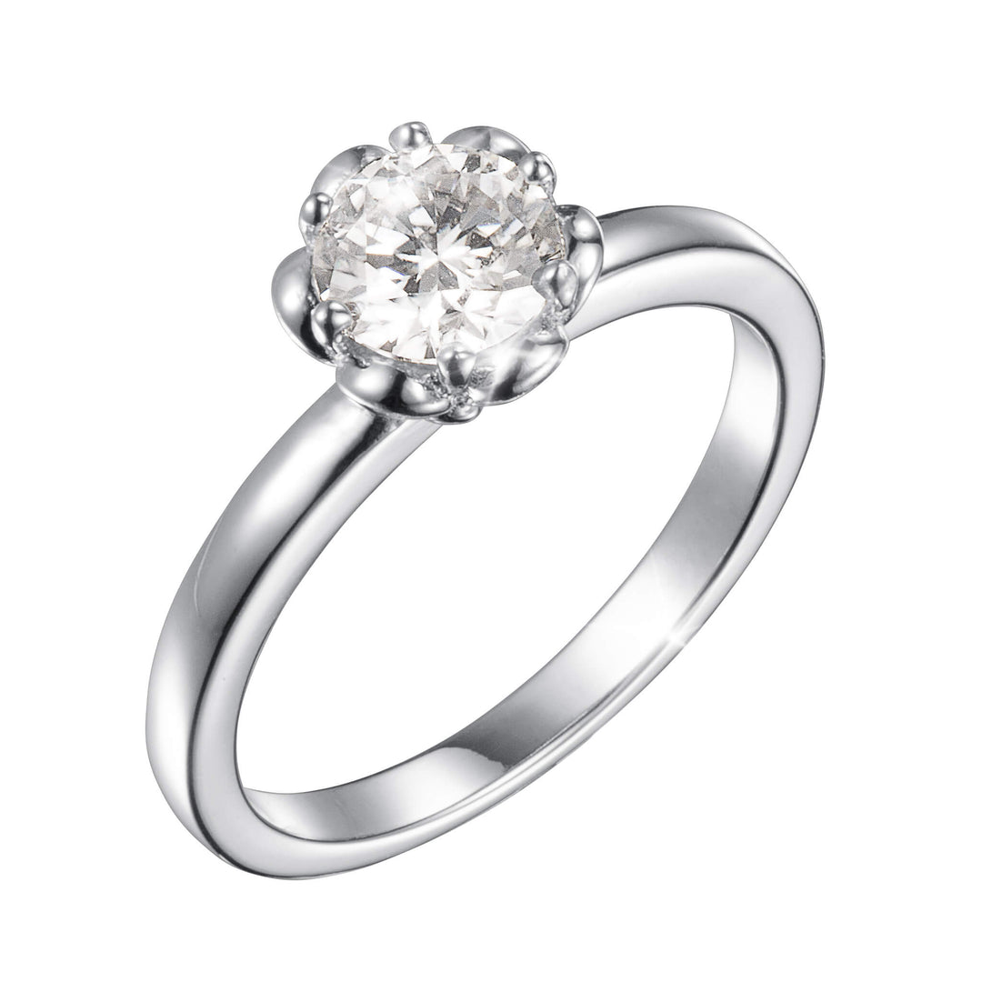 Daniel Steiger Rose Lumiere Moissanite Ring