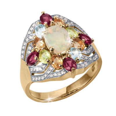 Daniel Steiger Opal Spectrum Ring