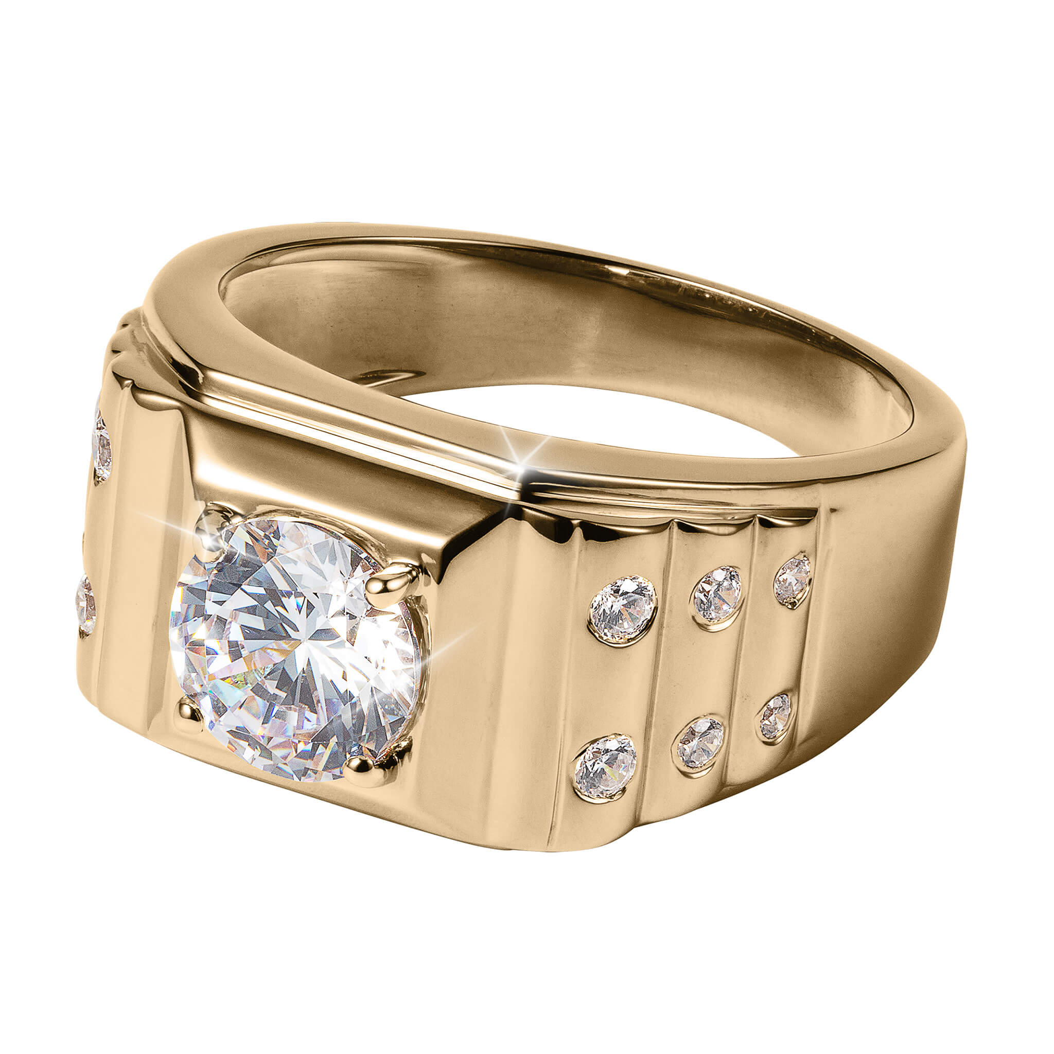 Daniel Steiger Golden Apex Men's Ring