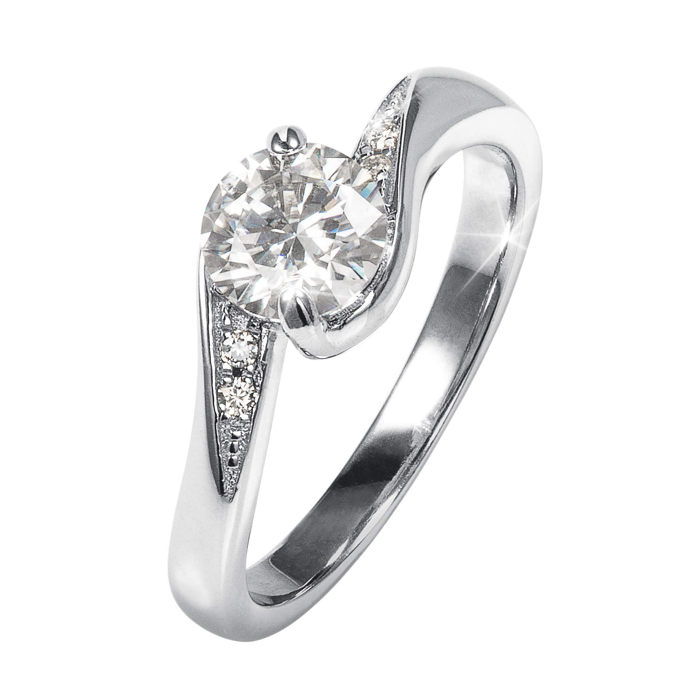 Daniel Steiger Mystic Moissanite Ladies Ring