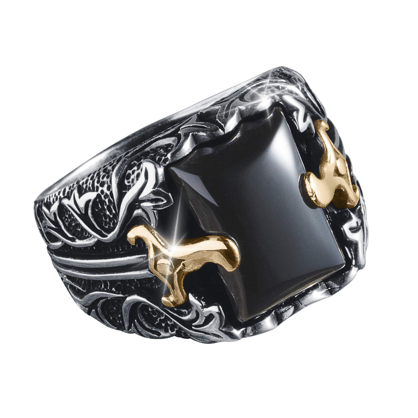 Daniel Steiger Onyx Sabre Men's Ring