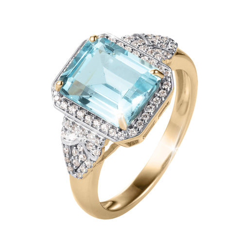 Daniel Steiger Zelda Blue Topaz Ring