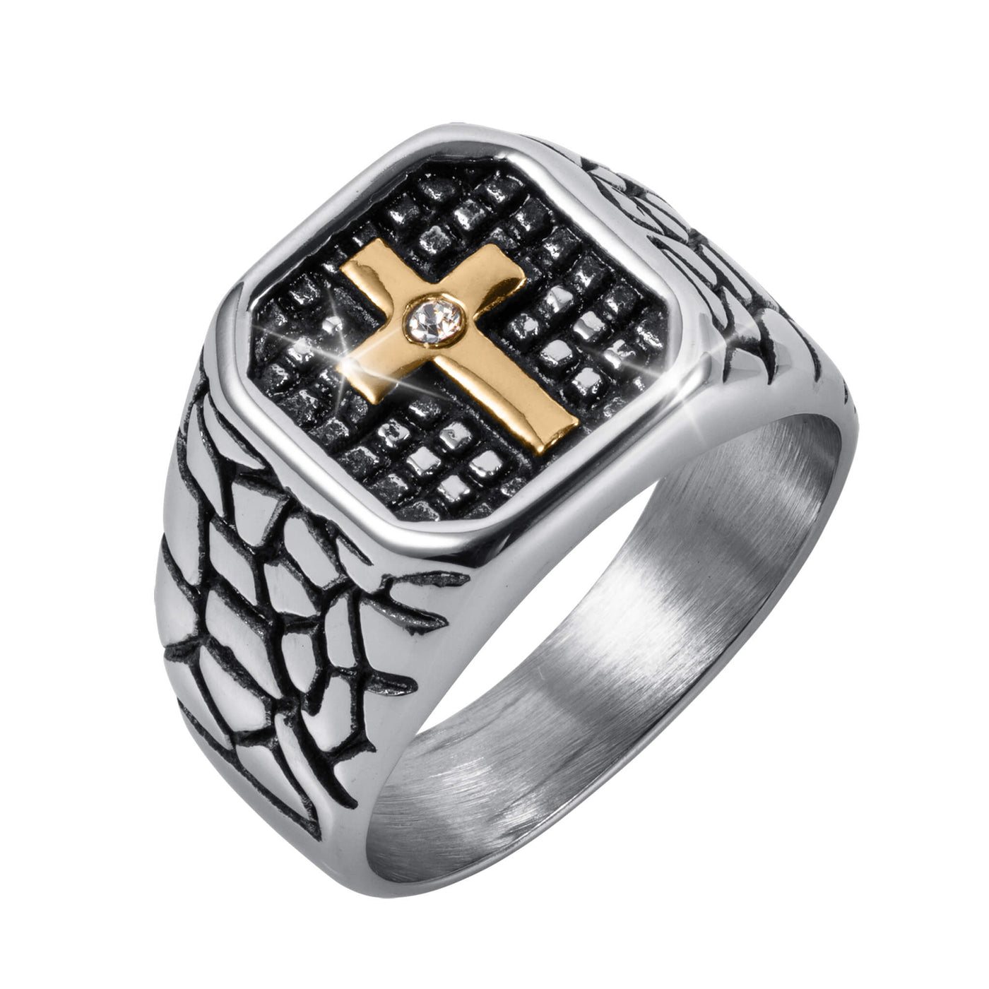 Daniel Steiger Providence Cross Men’s Ring