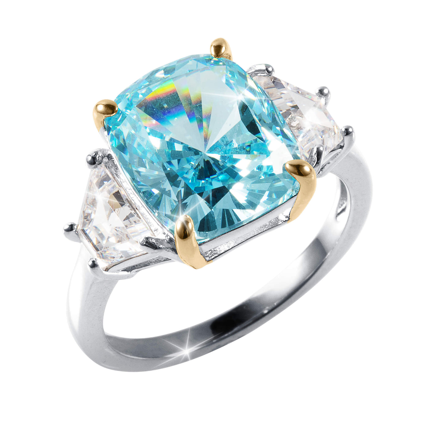 Sunlit Splendour Blue Ring