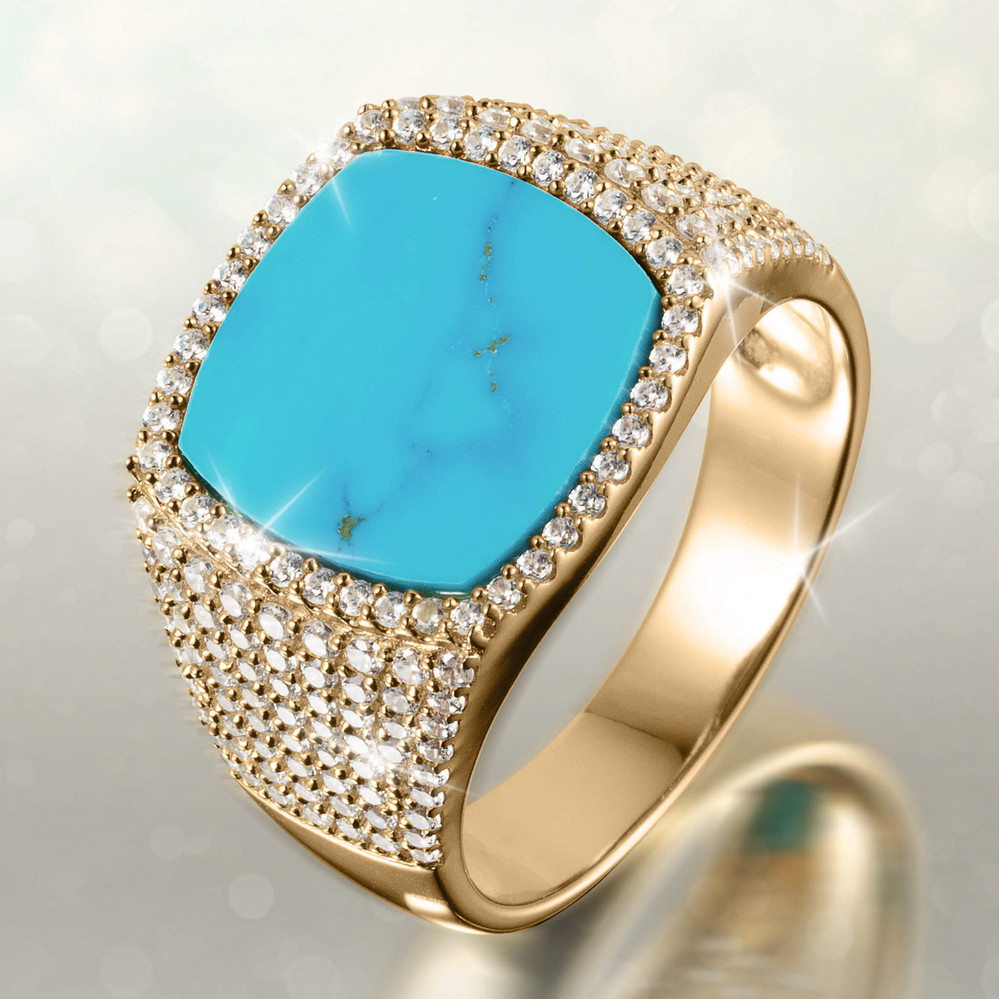 Valor Turquoise Men’s Ring