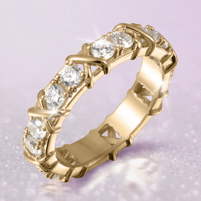 Golden Kiss Ladies Ring