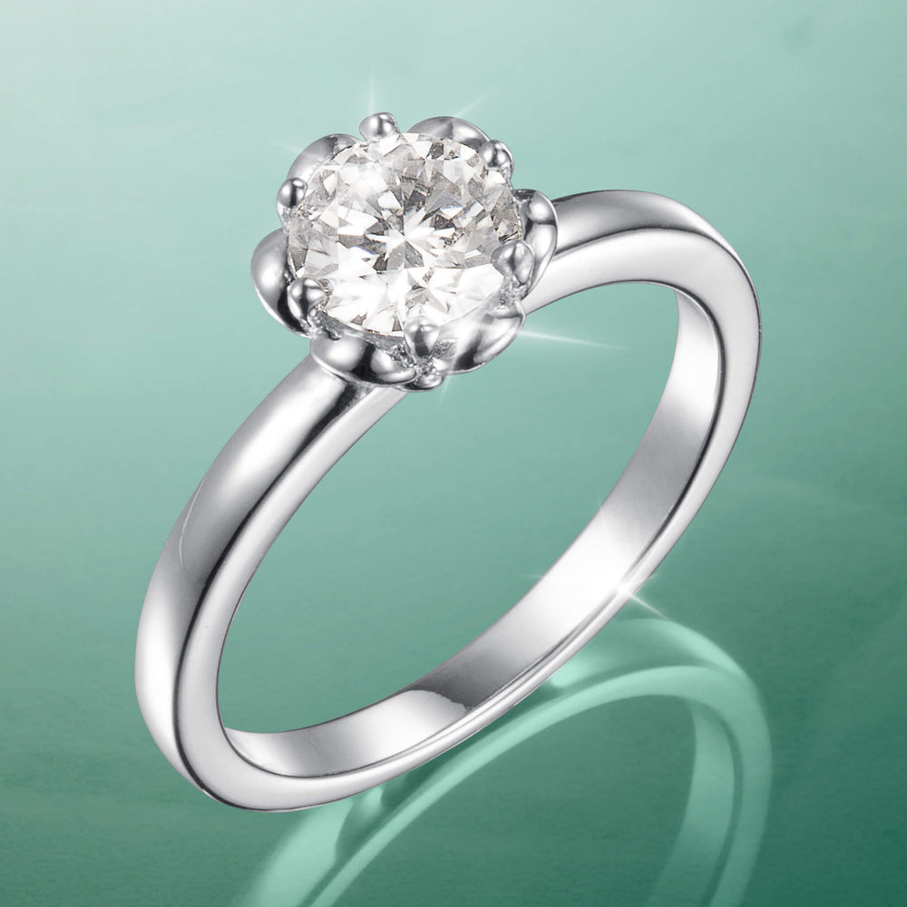 Daniel Steiger Rose Lumiere Moissanite Ring