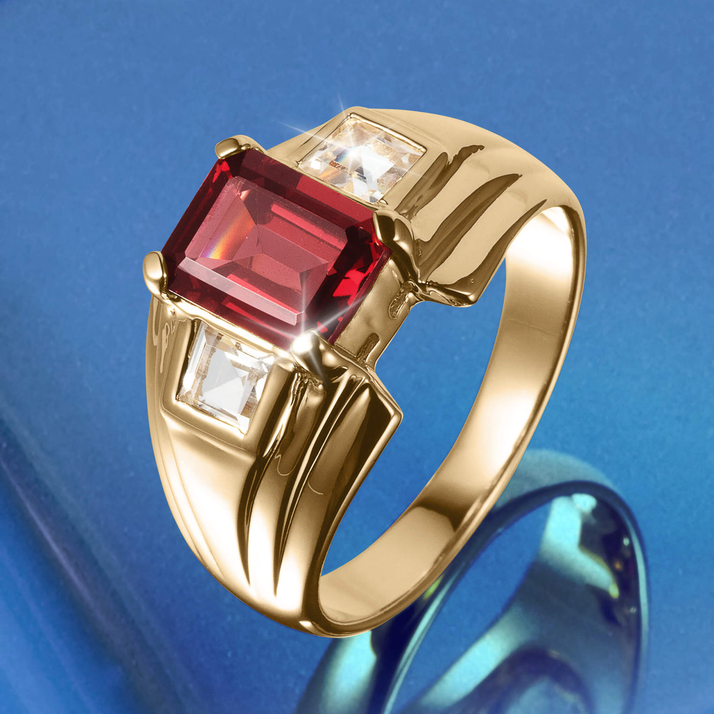 Daniel Steiger Garnet Legacy Men's Ring