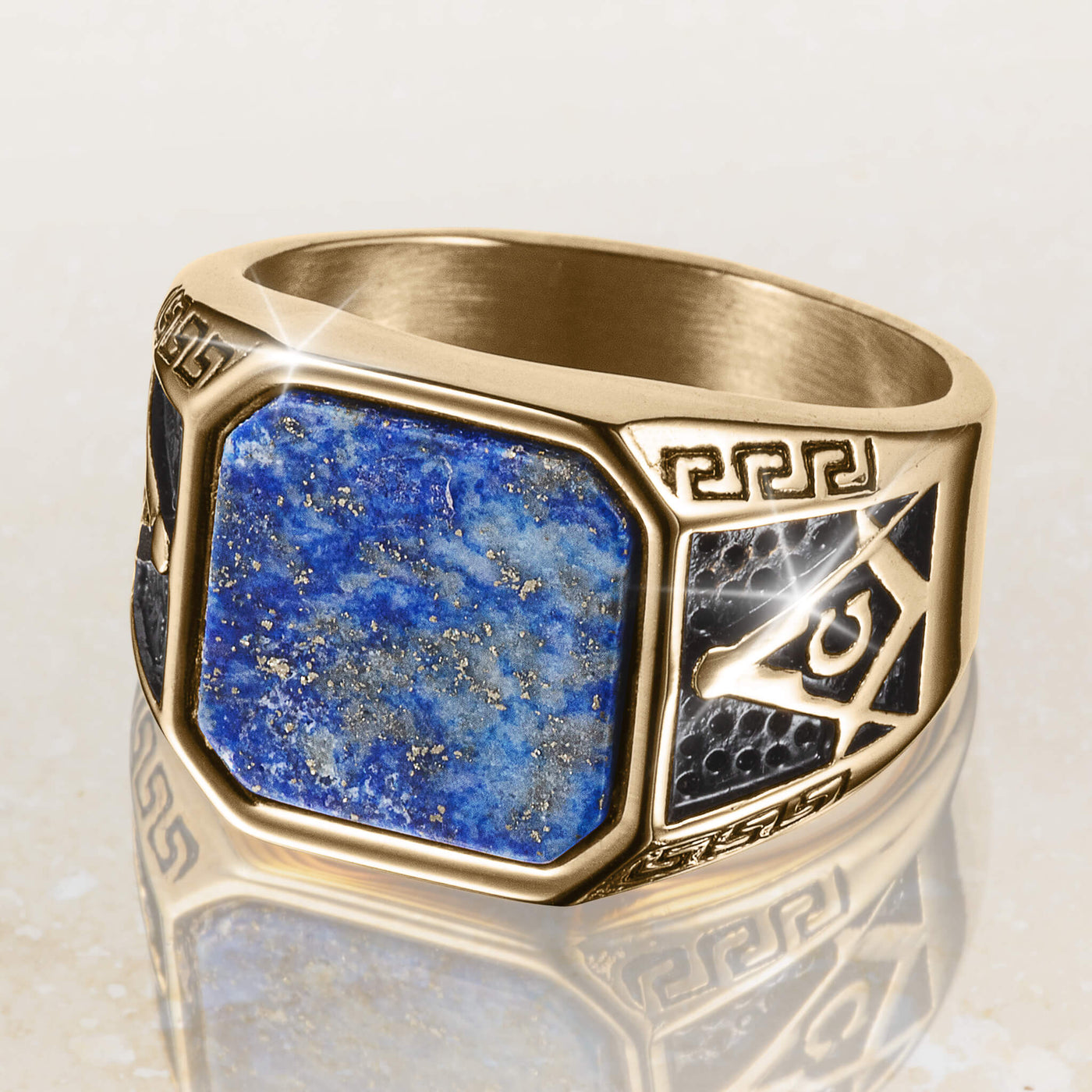 Daniel Steiger Knights Of Lapis Men's Ring