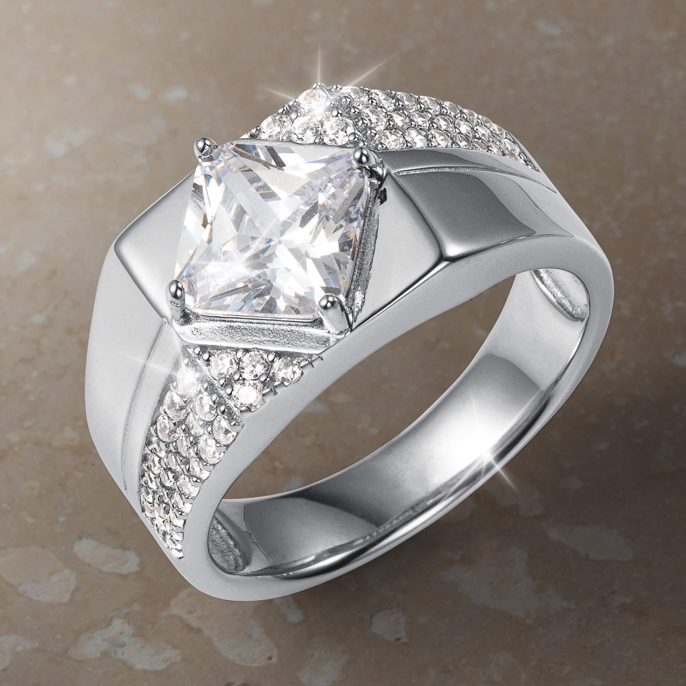 Daniel Steiger Winchester Rhodium Men’s Ring