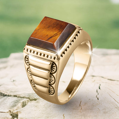 Daniel Steiger Golden Predator Men's Ring