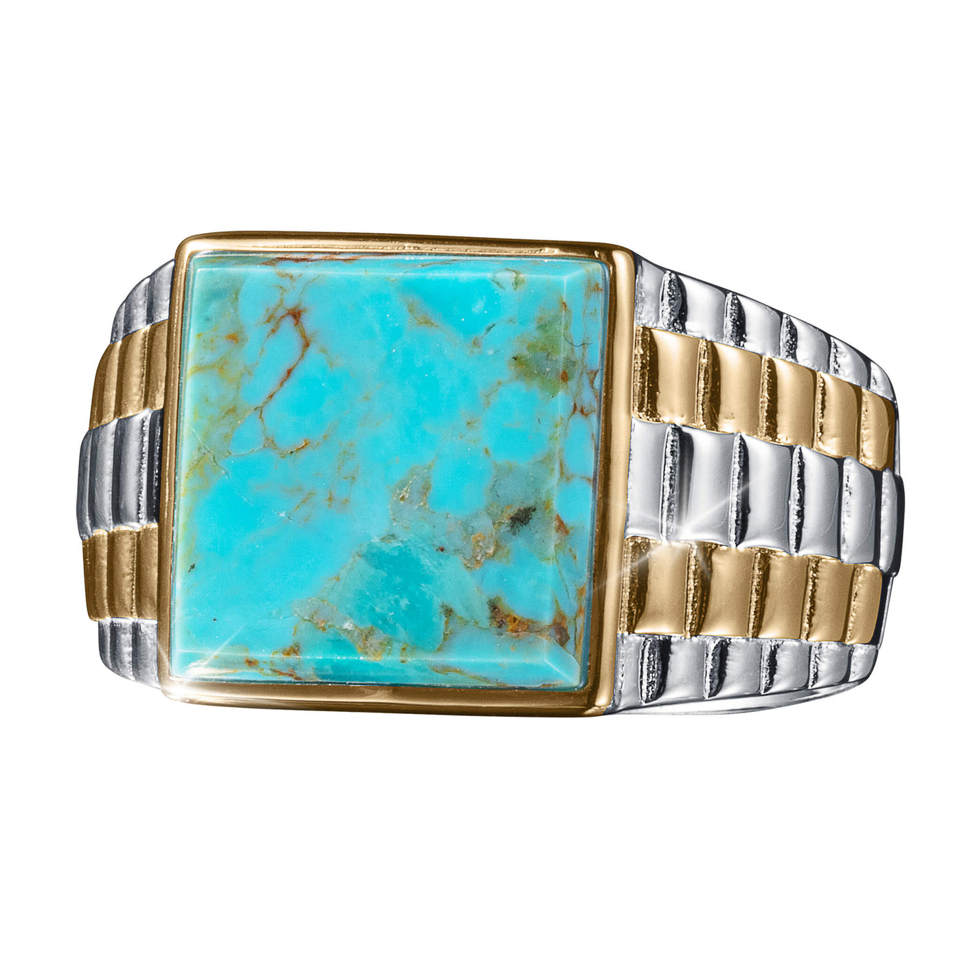 Daniel Steiger Turquoise Reflections Men's Ring