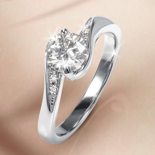 Daniel Steiger Mystic Moissanite Ladies Ring