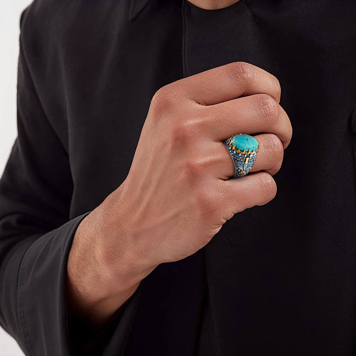 Daniel Steiger Legacy Turquoise Men's Ring