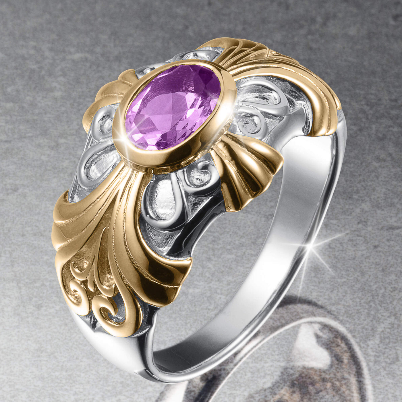 Daniel Steiger Knights Legacy Amethyst Ring