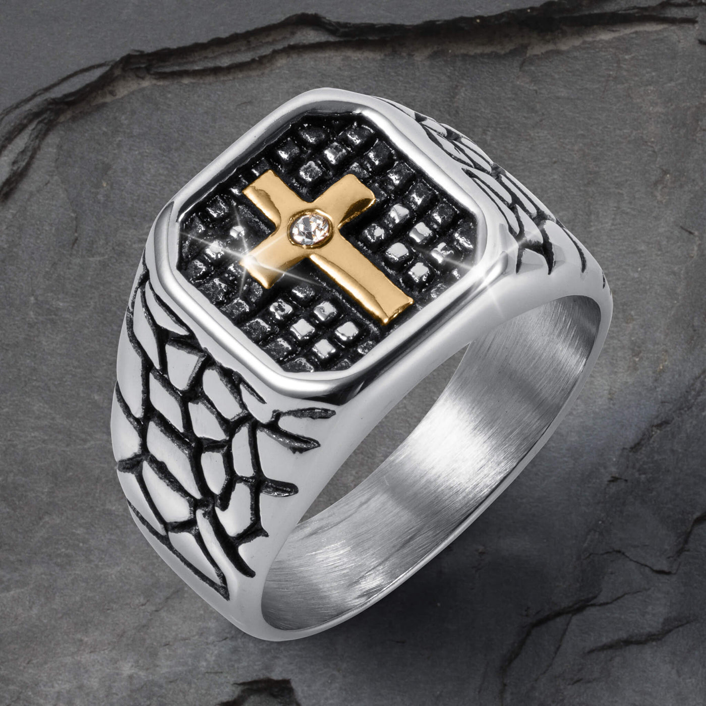 Daniel Steiger Providence Cross Men’s Ring