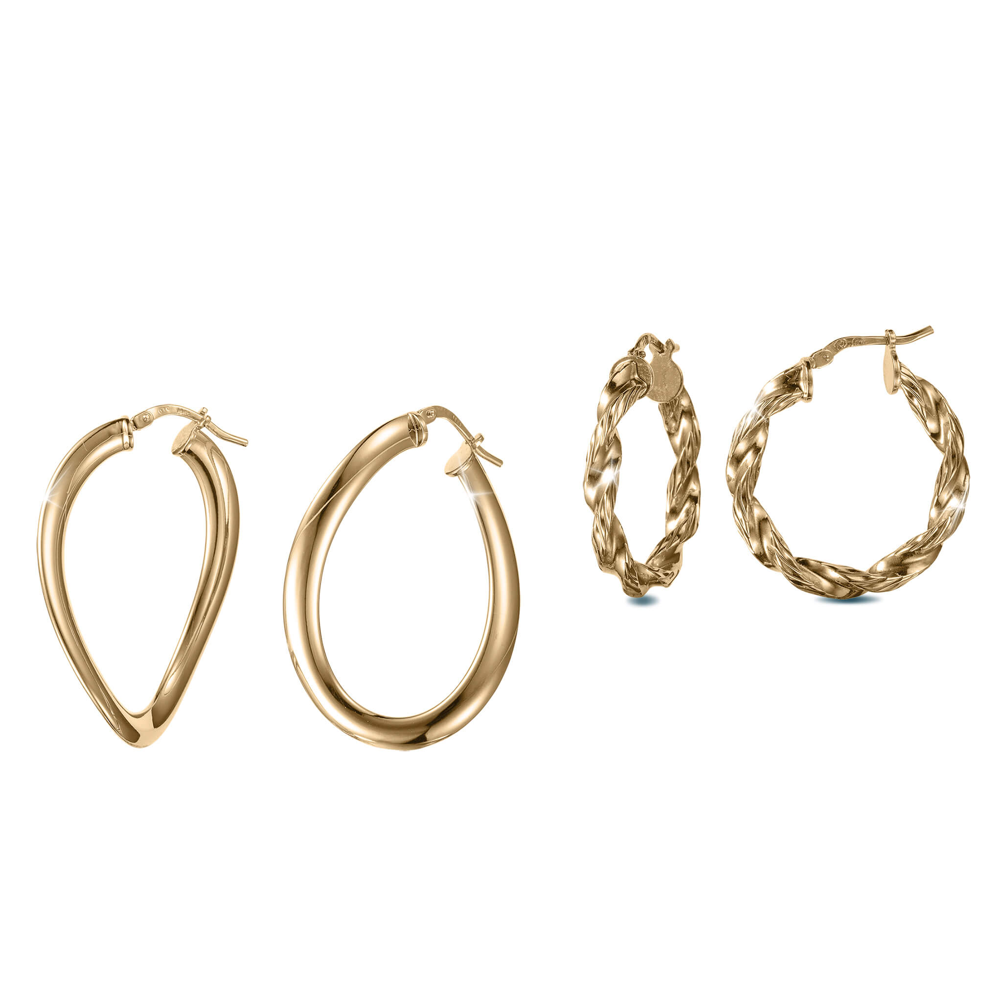 Daniel Steiger Golden Waves Earrings Collection