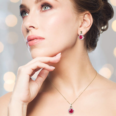 Daniel Steiger Ruby Delight Earrings