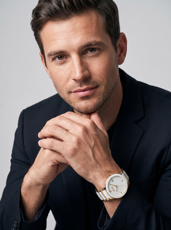Ceramic Blanc Men's Watch
