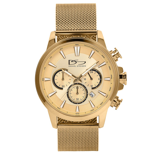 Daniel Steiger Golden Signature Watch & Bracelet Gift Set