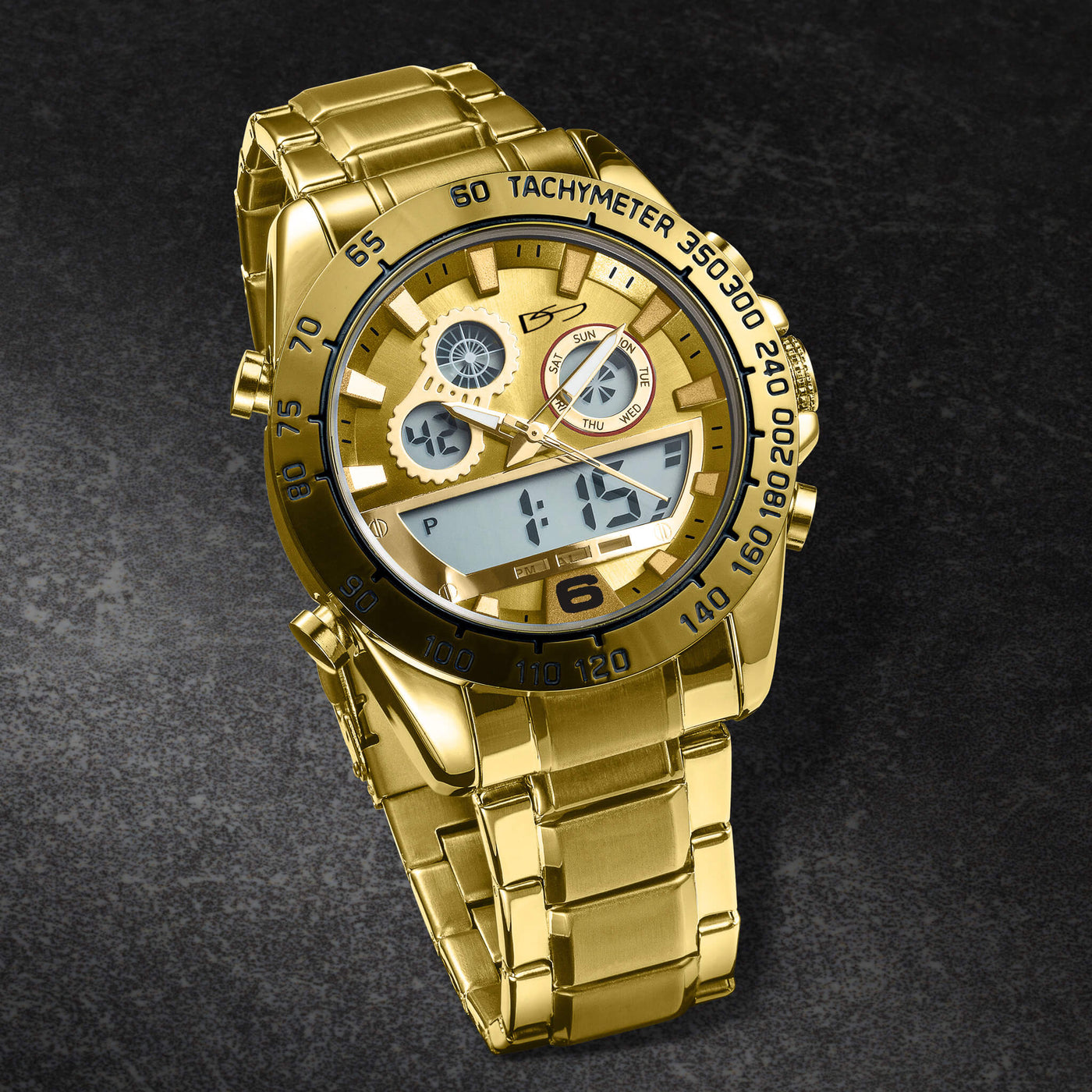 Tech Titan Gold Men's Watch