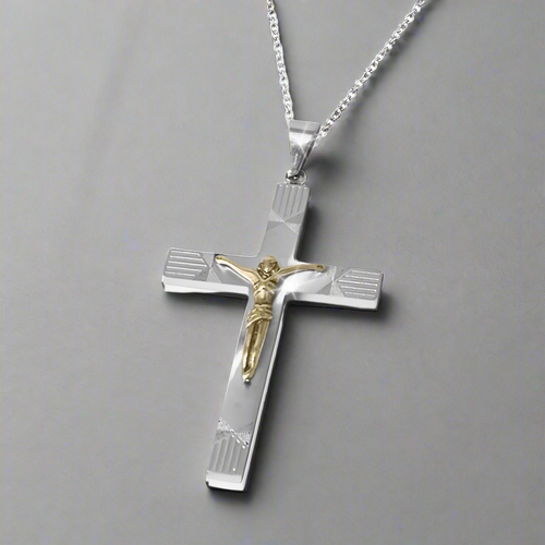 Two-Tone Crucifix
