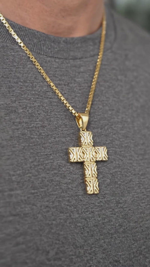 Fortress Faith Cross Pendant