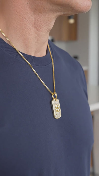Daniel Steiger Clover Code Men's Pendant