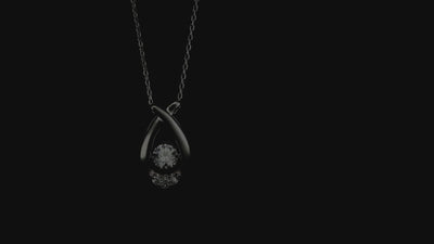 'Dancing' Jewelry Platinum Earrings
