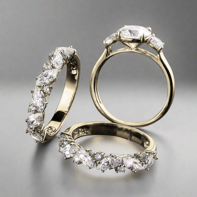 Daniel Steiger Savoy Bridal Ring Three Peices