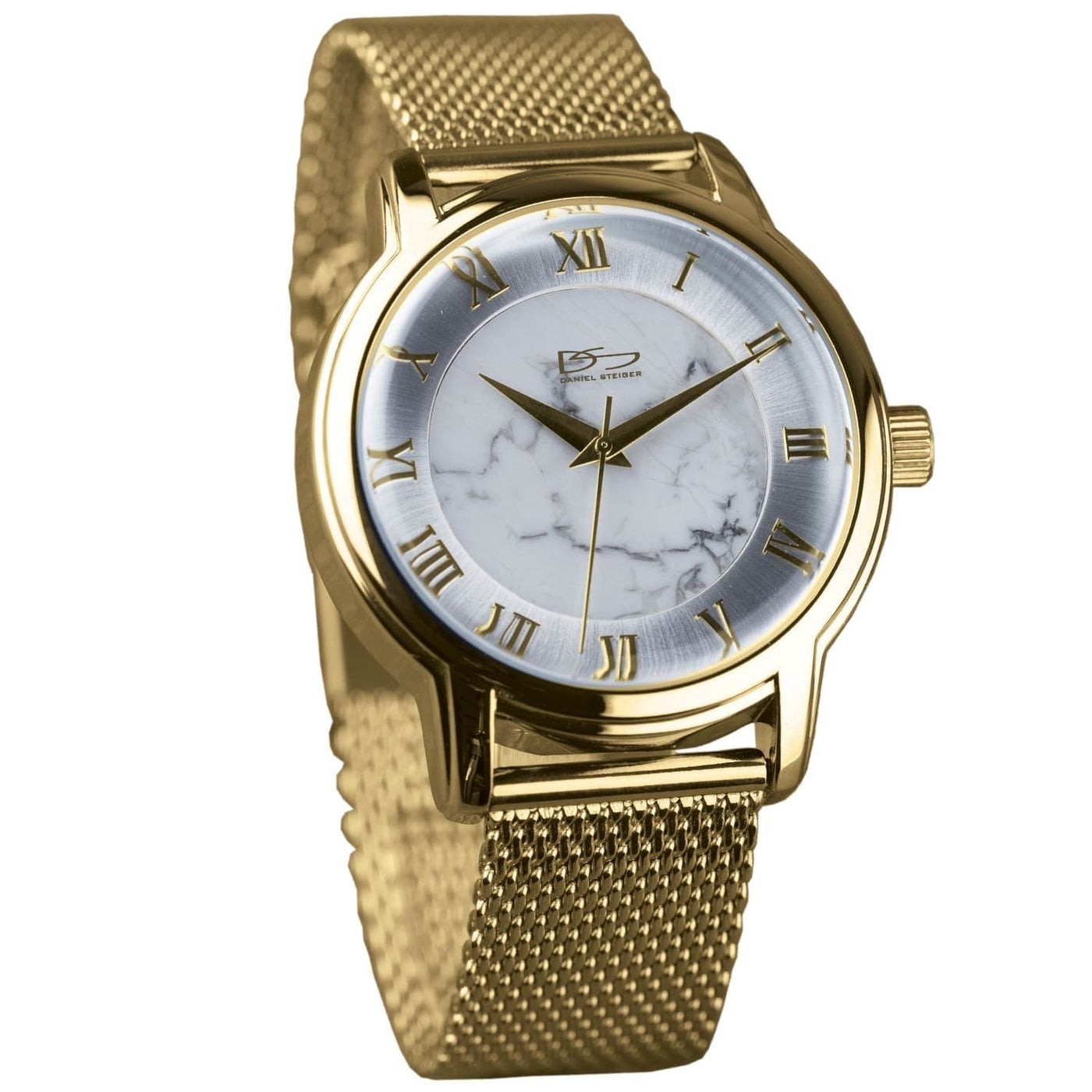 Daniel Steiger Marble Mesh Warm Gold Watch