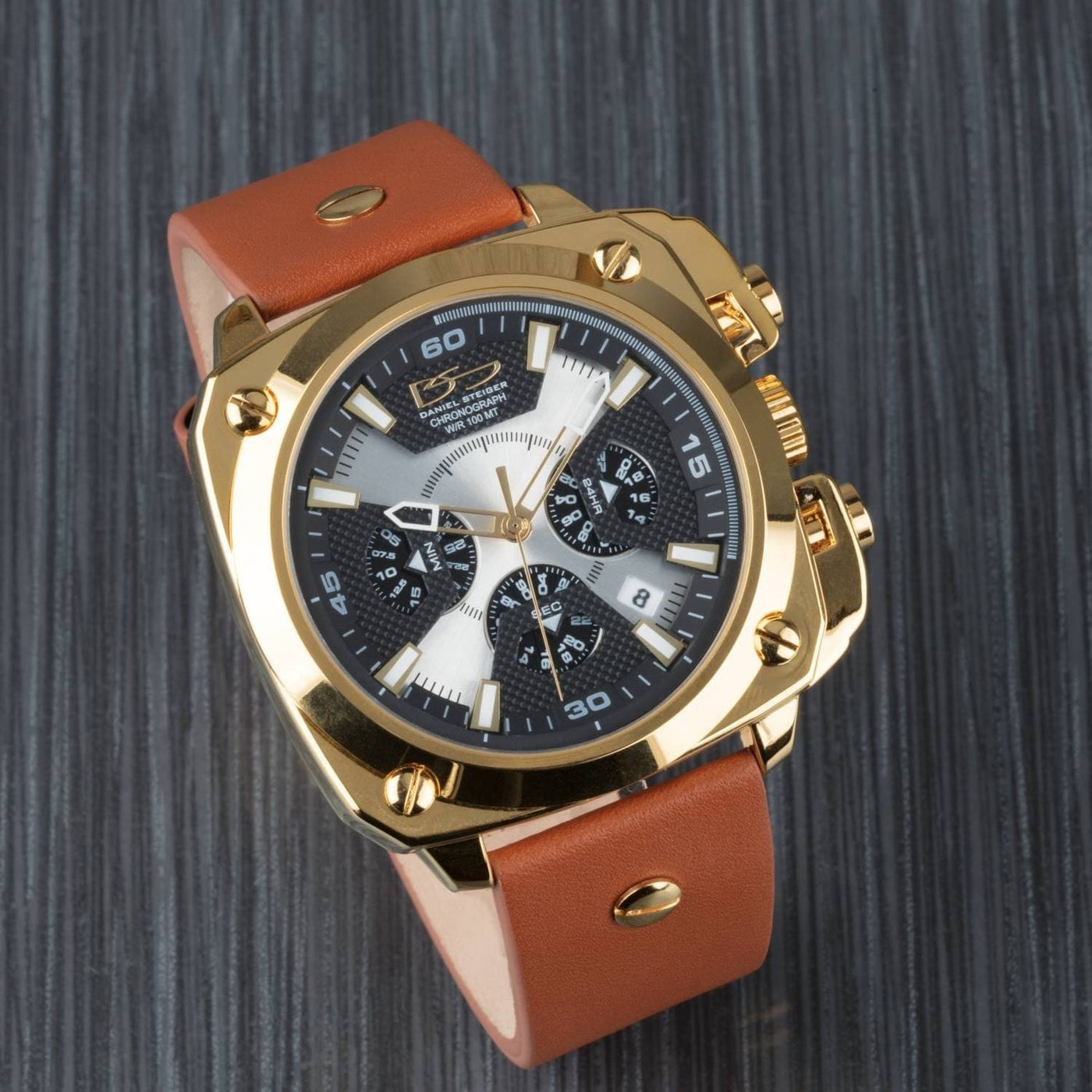 Daniel Steiger Falcon Chronograph Gold Watch