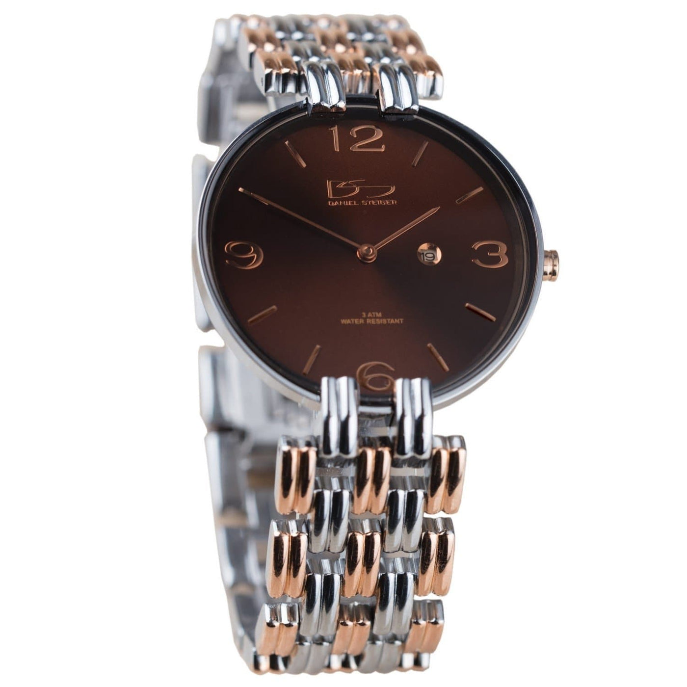 Daniel Steiger Renaissance Classic Two-Tone Rose / Brown Watch