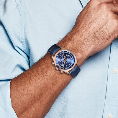 Daniel Steiger Ambassador Men's Blue Watch