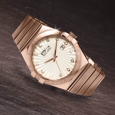 Daniel Steiger Diplomat Men's Rose Gold Watch