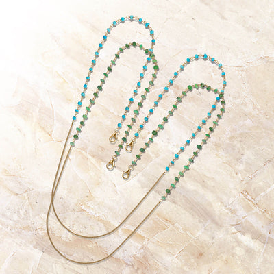 Daniel Steiger Turquoise Mask Chain