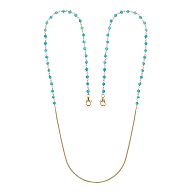 Daniel Steiger Turquoise Mask Chain