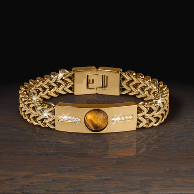 Daniel Steiger Foxtail Tiger's Eye Bracelet