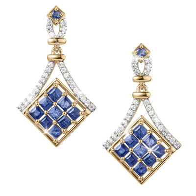 Daniel Steiger Deco Sapphire Earrings