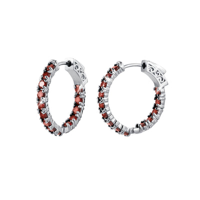 Daniel Steiger Harmony Garnet Ladies Earrings