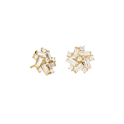 Daniel Steiger Endless Gems Fancy Stud Earrings